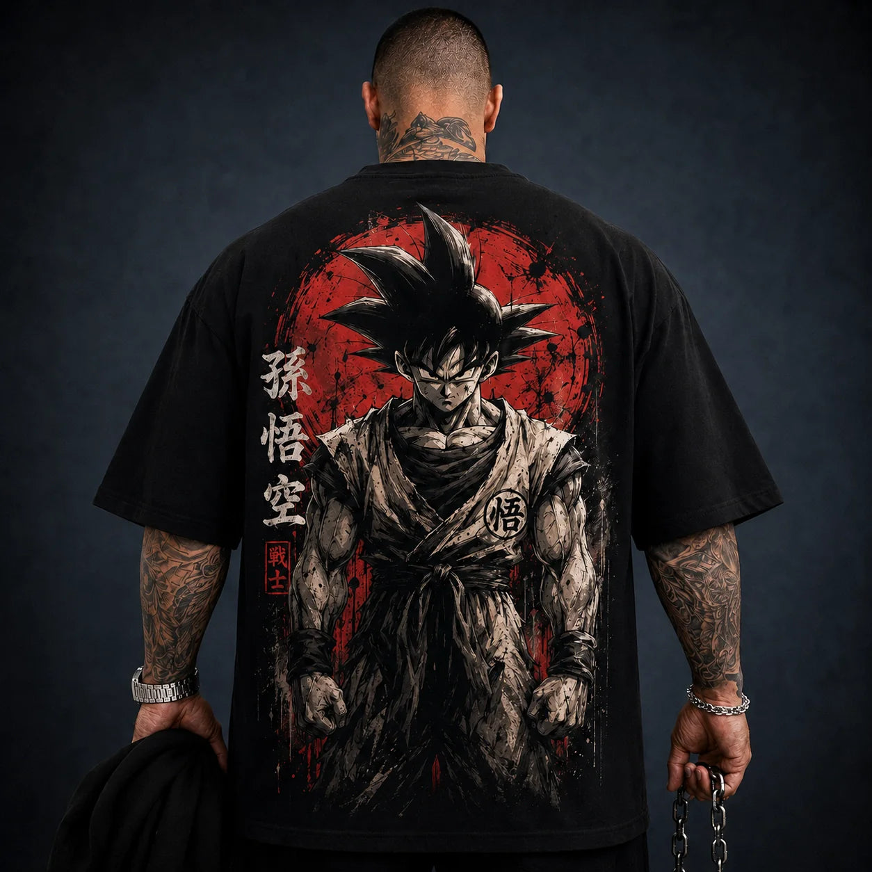 Oversized T-Shirt Oversized Premium Super Goku Phase 1