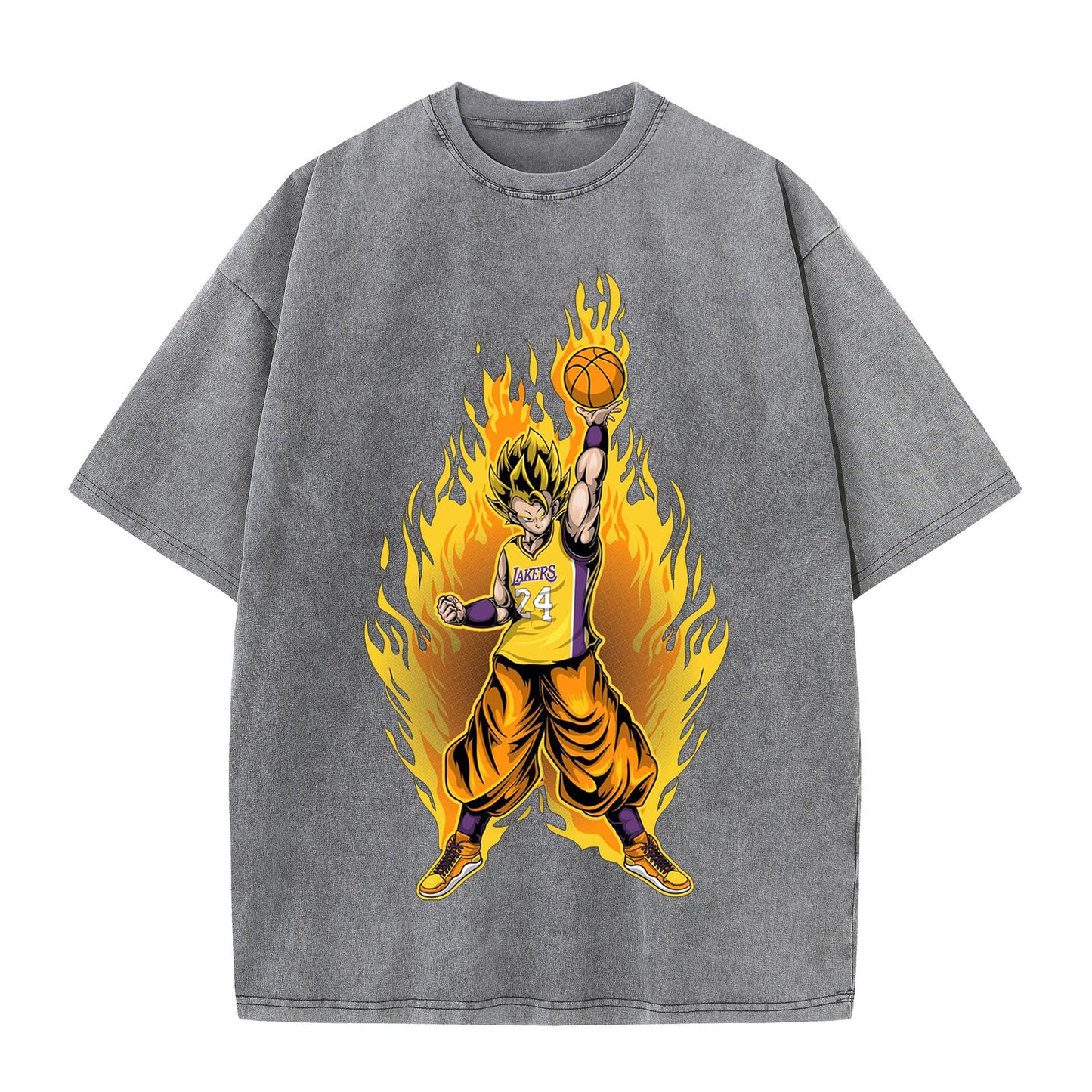 Anime Print Vintage T-Shirt