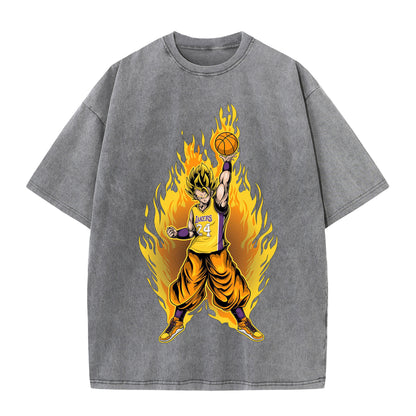 Anime Print Vintage T-Shirt