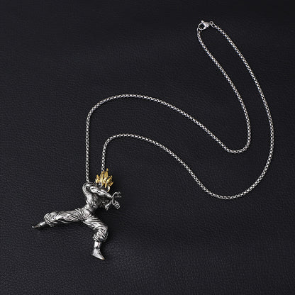 Unisex Anime Character Alloy Necklace