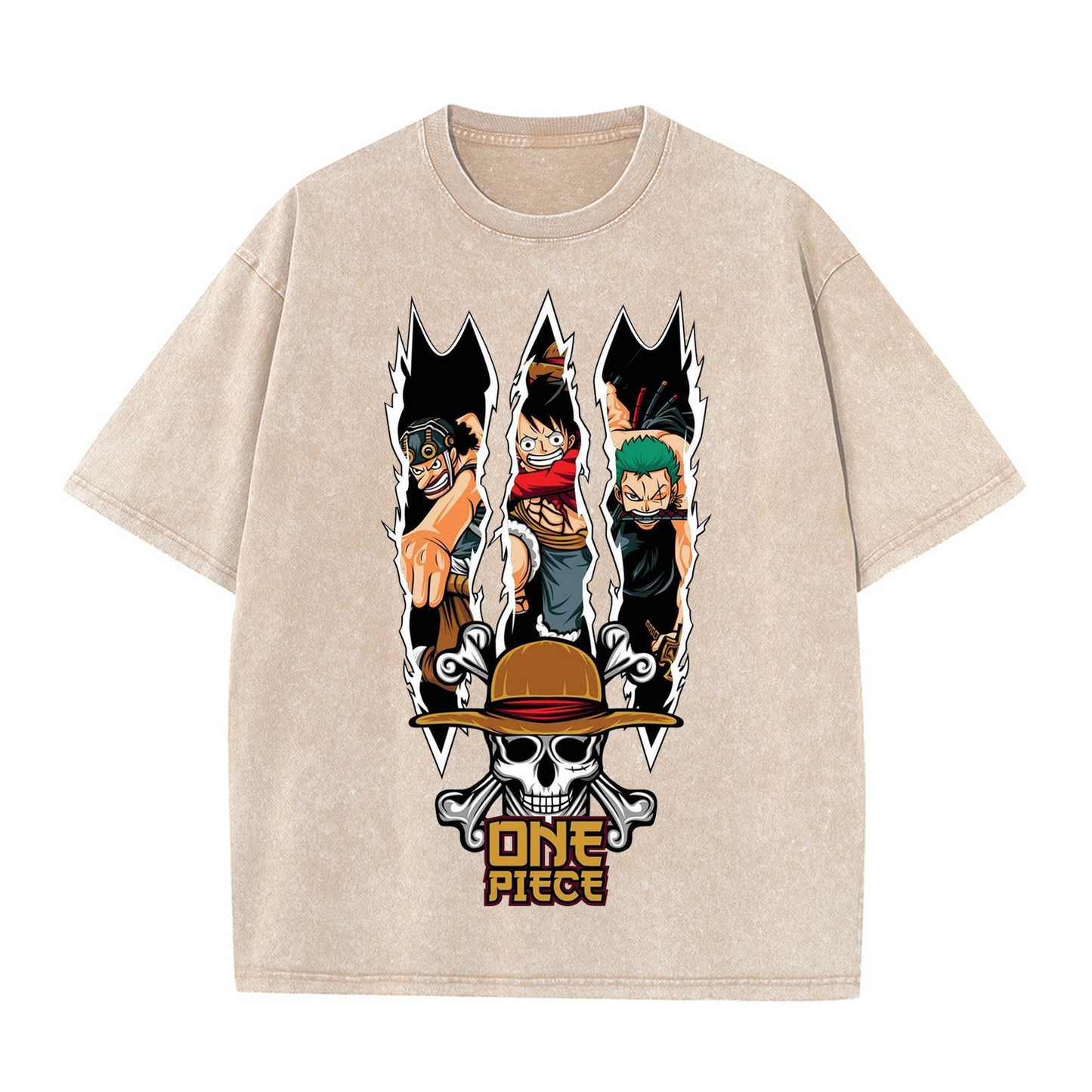 Anime Print Vintage T-Shirt