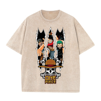 Anime Print Vintage T-Shirt