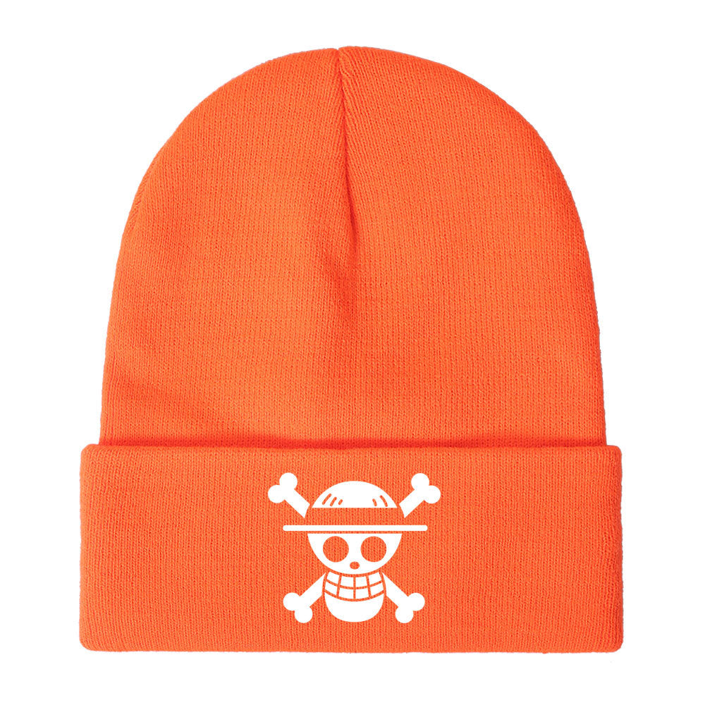Unisex Straw Hat Anime Casual Warm Beanie