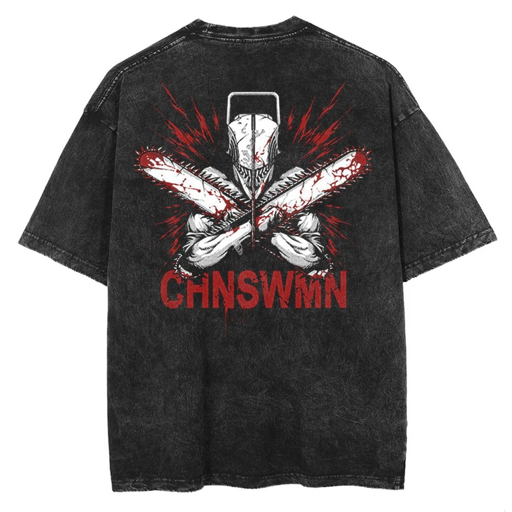 Chainsaw Man Vintage T-shirt V1