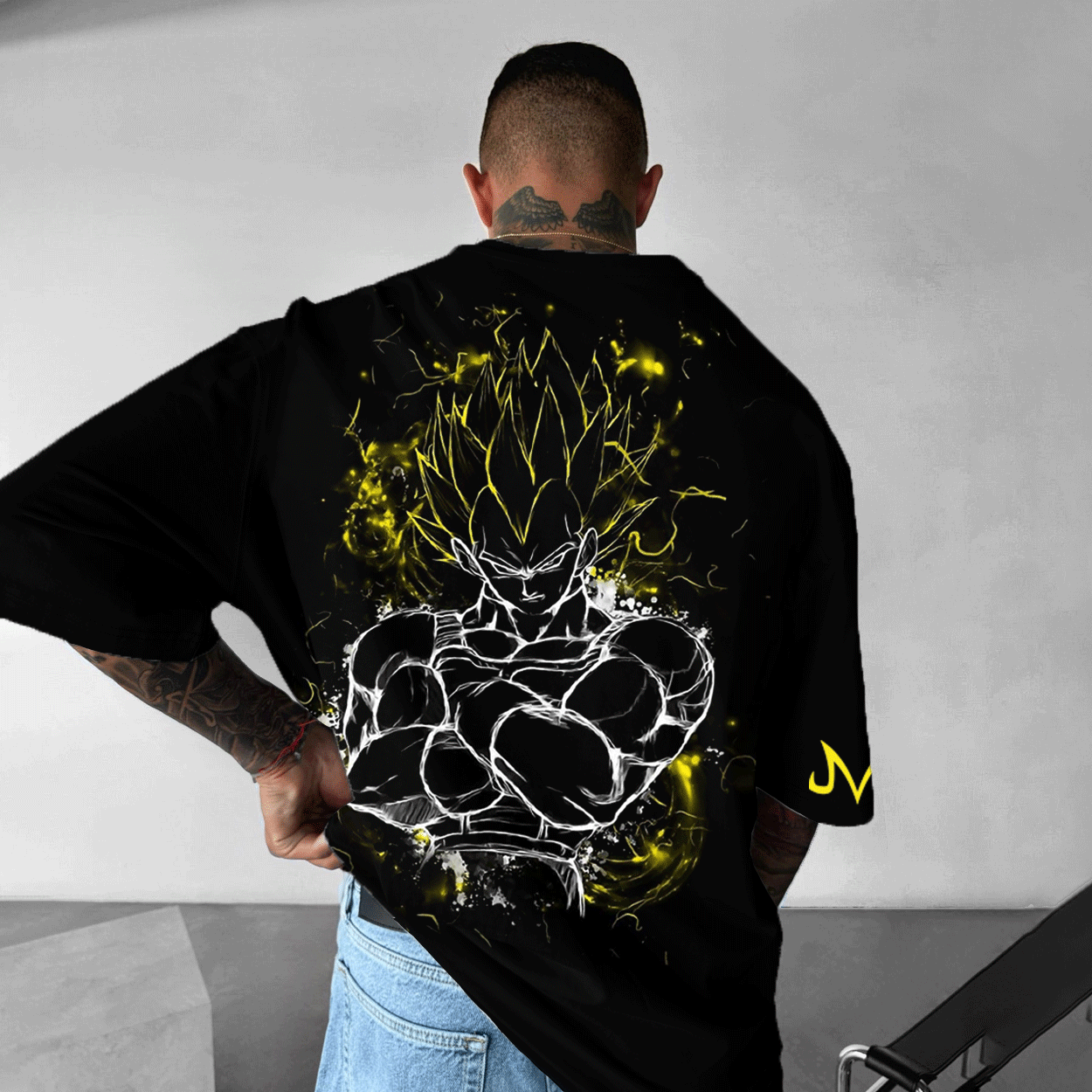 Unisex Anime Enthusiast Printed Oversized T-shirt