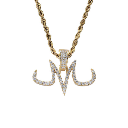 Unisex Anime-related Letter M Necklace