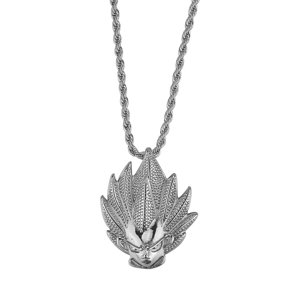 Unisex Anime Character Titanium Necklace