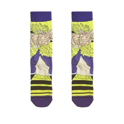 Unisex Anime Middle Tube Cotton Socks Cartoon Long Tube Trendy Personality Cotton Socks