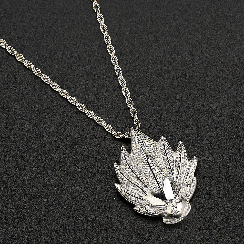 Unisex Anime Character Titanium Necklace