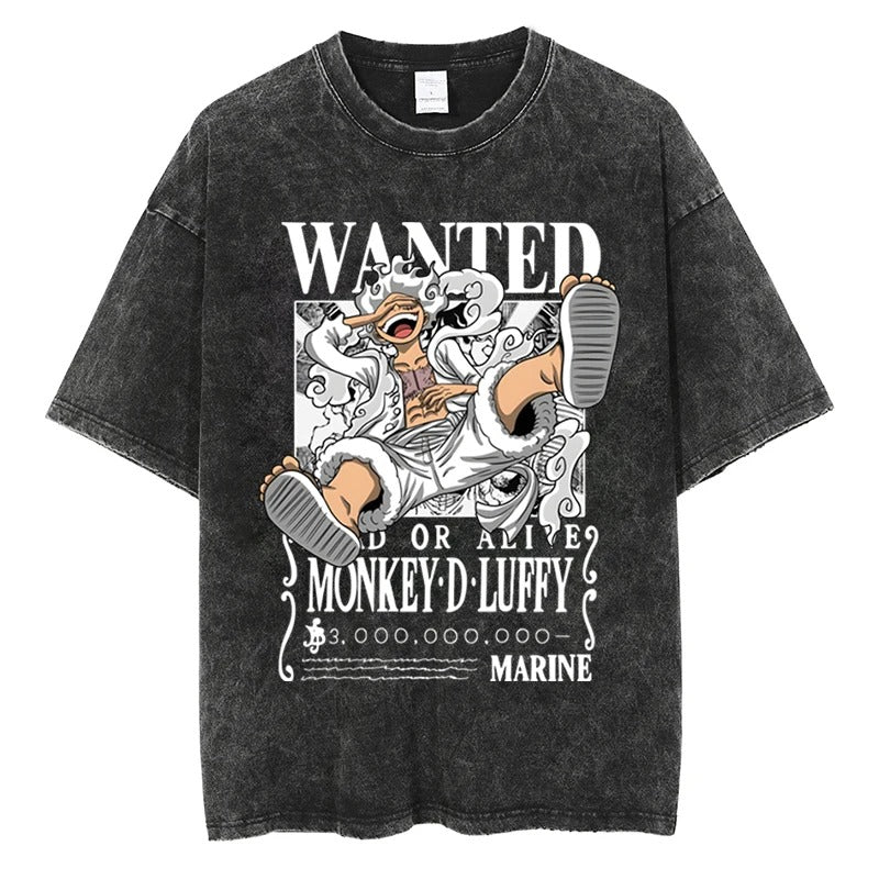 Luffy 'WANTED' Vintage T-shirt