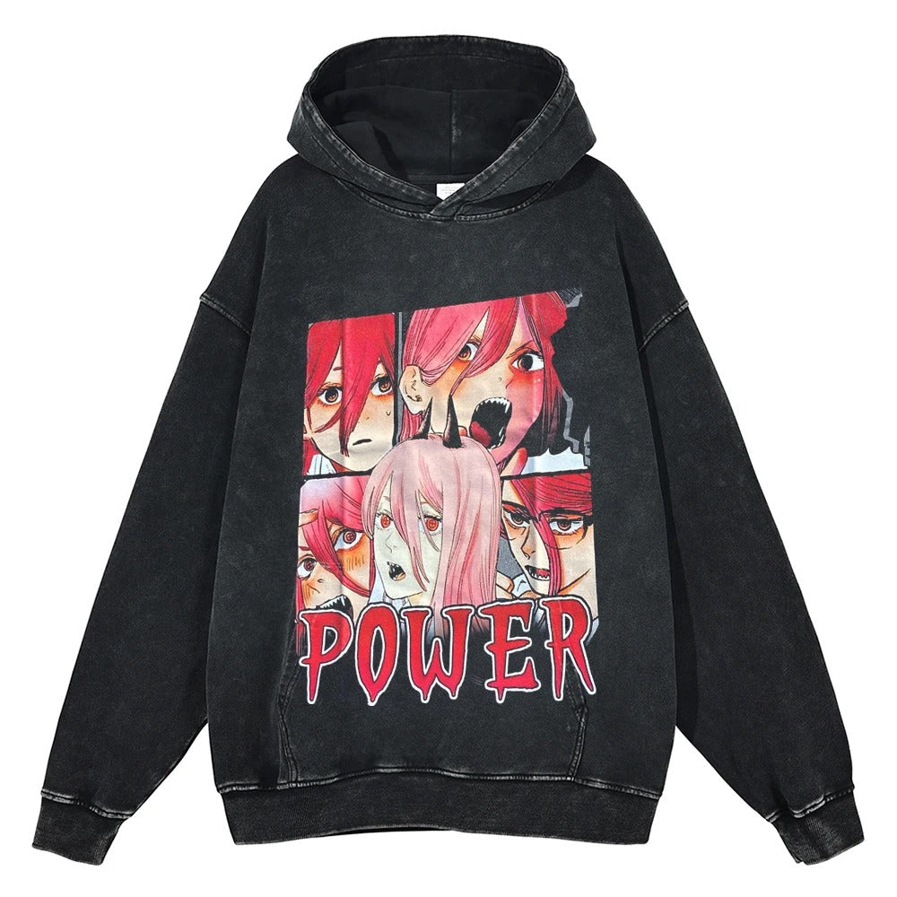Power Vintage Hoodie V1