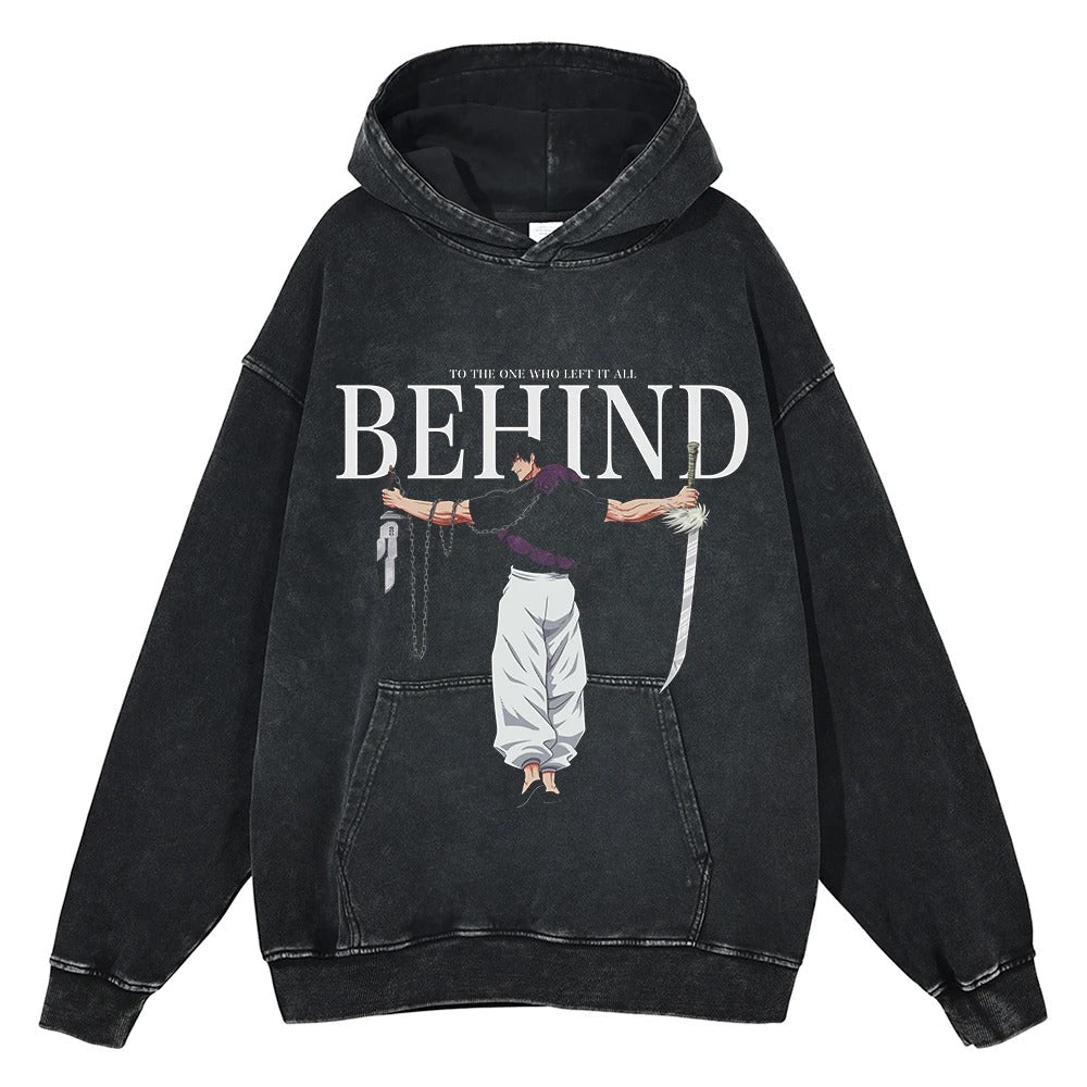 Toji Fushiguro Vintage Hoodie V1