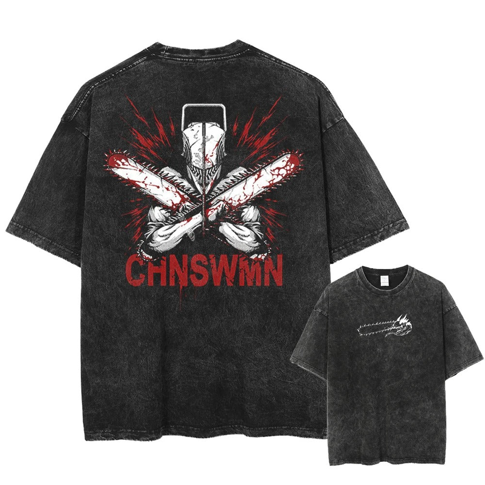 Chainsaw Man Vintage T-shirt V1