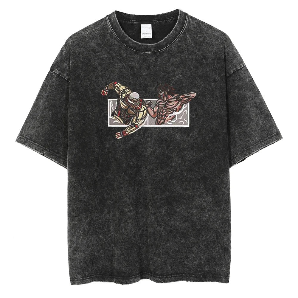 Attack Titan VS. Armored Titan Vintage T-shirt