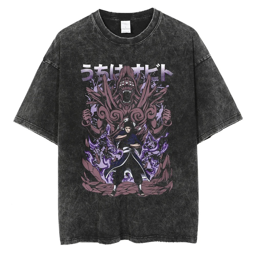 Obito Uchiha Vintage T-shirt V1