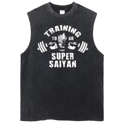 Super Saiyan Vintage Tank Top V3