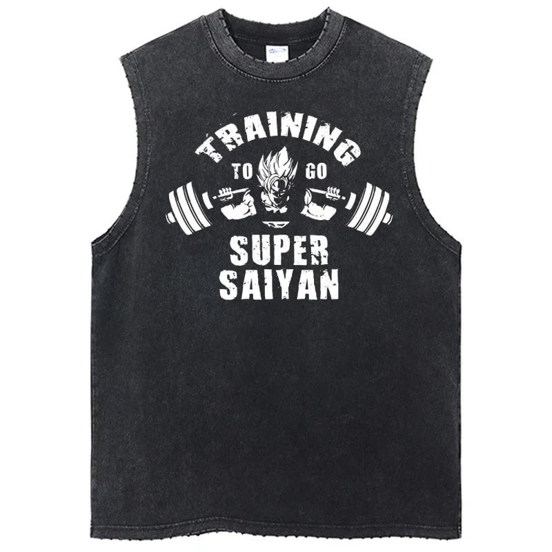 Super Saiyan Vintage Tank Top V3