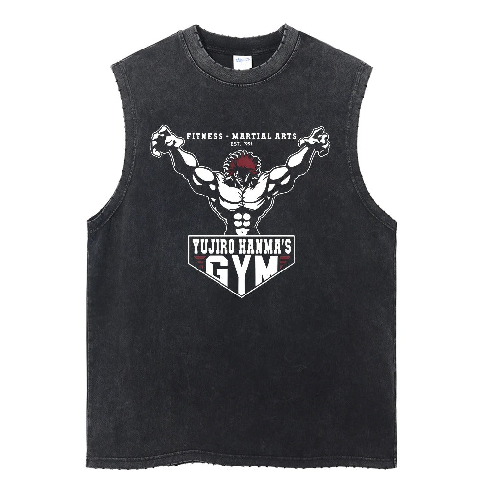 Yujiro Hanma Gym's Vintage Tank Top