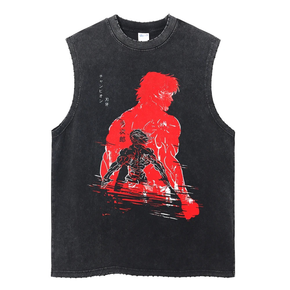 Baki Hanma "Hanma the Younger" Vintage Tank Top