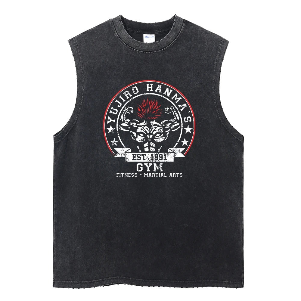 Yujiro Hanma Gym's Vintage Tank Top