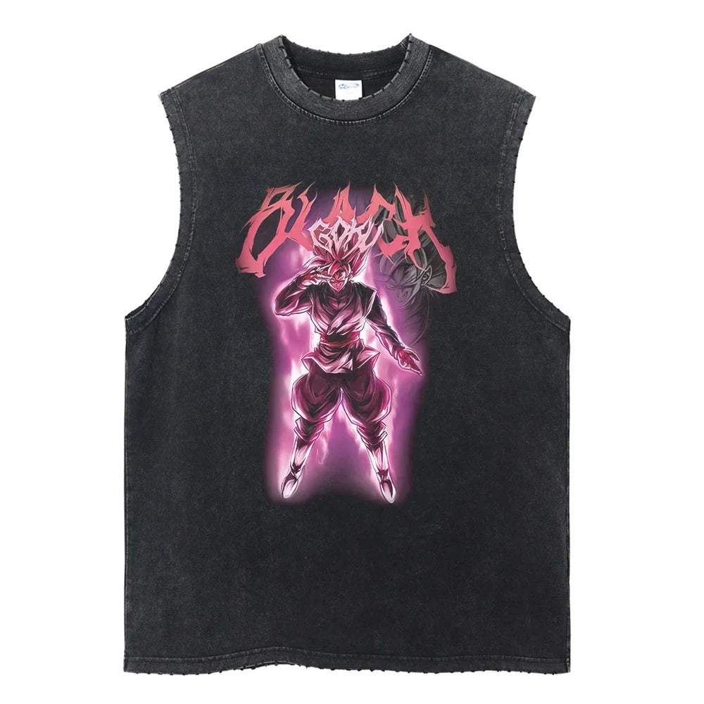 Goku Black Vintage Tank Top V1