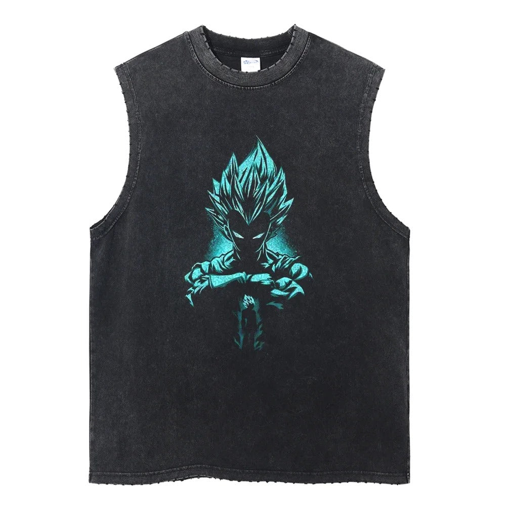 Vegeta Vintage Tank Top V4